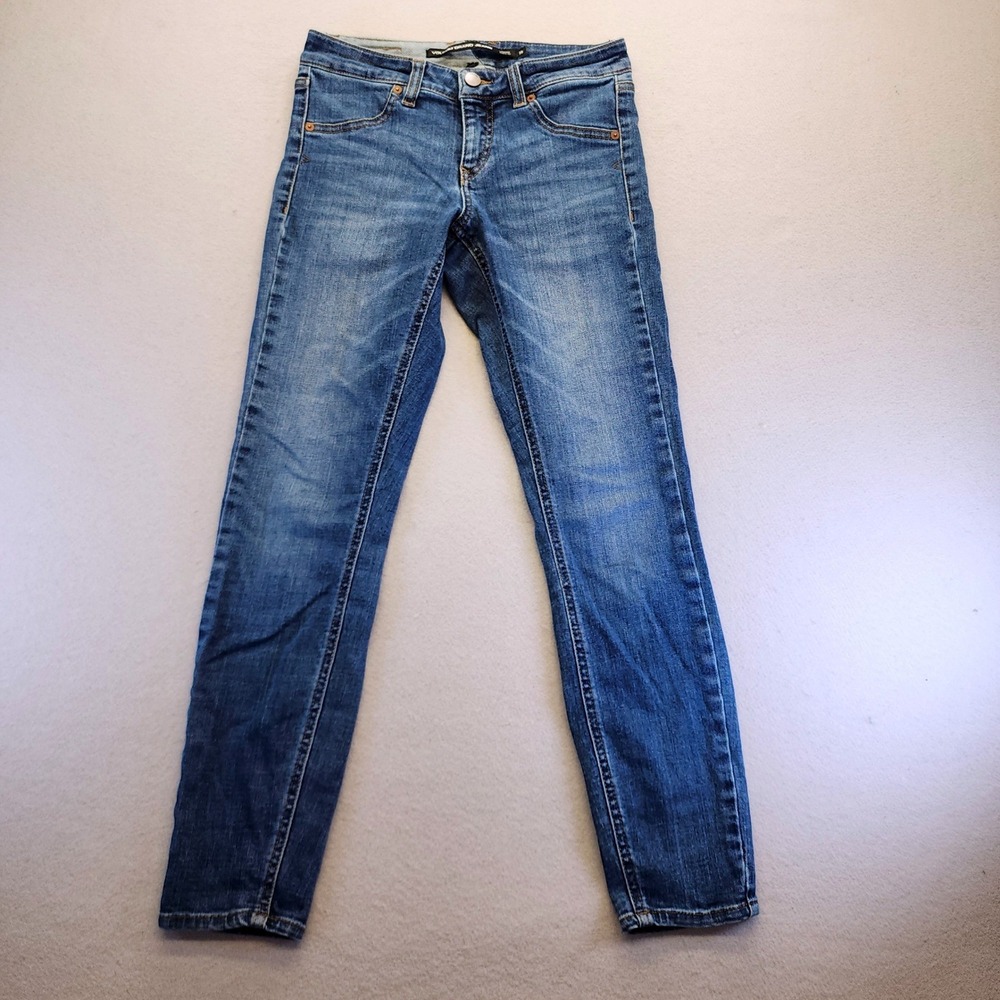 Volcom Brand Jeans Womens 25 Legging Ankle Fit Skinny Blue Medium Wash‎ Denim